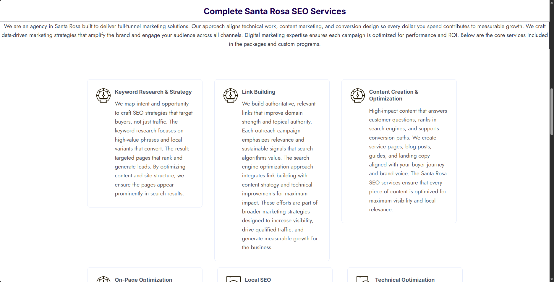 Digital Harvest (Agencia SEO) — antes